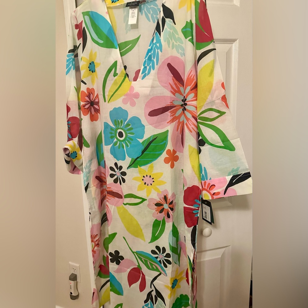 Kate Spade Safari Floral Swim Cover NWT - Picture 6 of 11